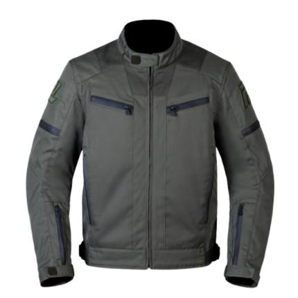 Men’s Lightweight Airflow Grey Motorcycle Jacket