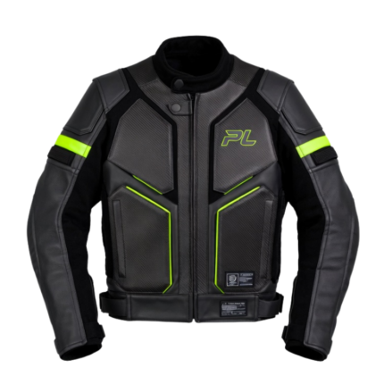 Men’s Track-Ready leather motorcycle jacket
